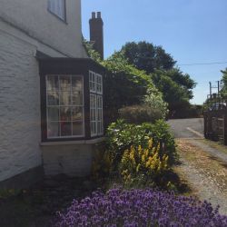 There is plenty of parking in the courtyard.