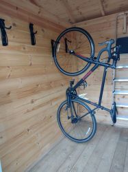 Bike storage , in the garden