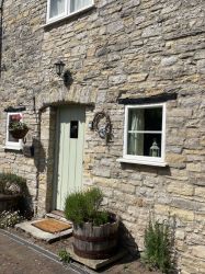 Front door to Coach House