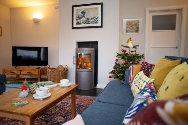 A Warm Stylish Living Room Ideal for a Seasonal Break