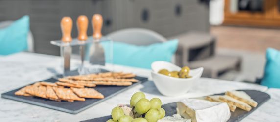 Outdoor dining furniture supplied