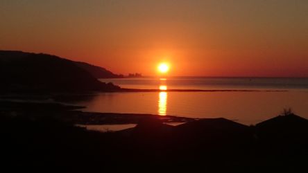 Winter Sunset from 224