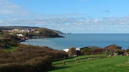 View from 224 across Colwell Bay to The Needles