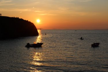 Sunset from The Green in Little Haven