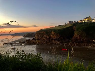 From 'the point', a 2 minute walk from our front door.