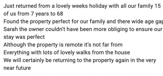 Big family holiday age 7-68