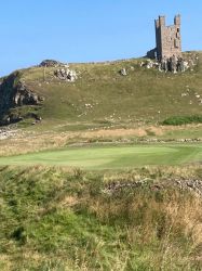 13th hole on Dunstanburgh Castle Golf Course