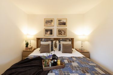 Master bedroom with a super-king bed