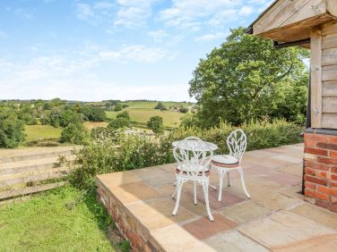 Opportunity to enjoy a meal on the patio, with a view