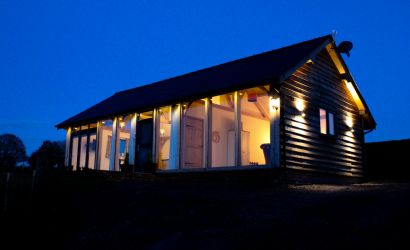 Evening lighting at Oakview