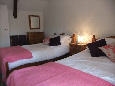 The twin bedroom