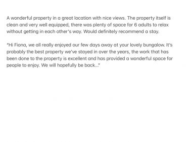 Guest review November 2021