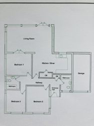 Plan of bungalow