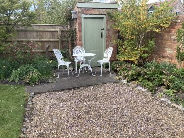 Outside sitting area
