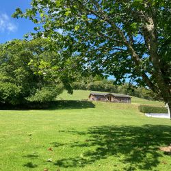 Owl overlooks the valley and is set apart from Rivermead's other properties.