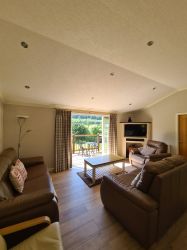 The living room looks out over the Glynn Valley.