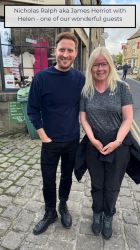 By kind permission of Helen. Our guest who just happened to bump into James Herriott in Grassington