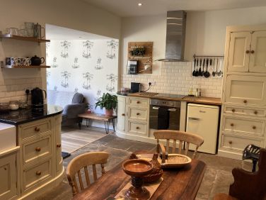 Dining kitchen and garden room
