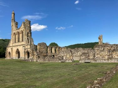 Byland Abbey close by