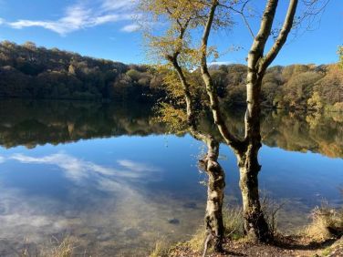 Autumn sun, Gormire Lake