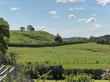 View up the dale towards Ampleforth