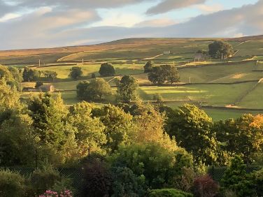 View of Harkerside from gardens