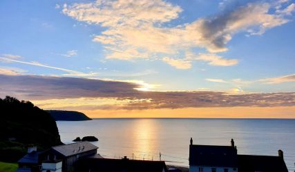 Sunset from the veranda