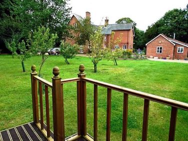 Verandah overlooking The Old Orchard