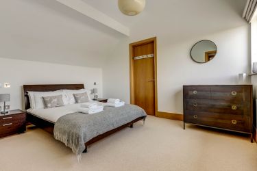 King bedroom on the the second floor with separate shower room across the landing