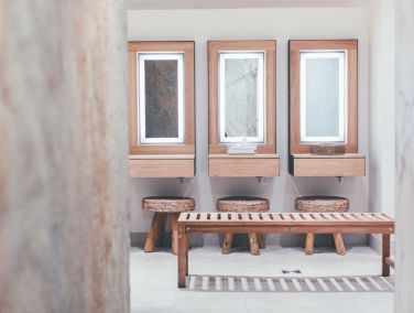 Spa changing rooms (courtesy of Lower Mill Estate)