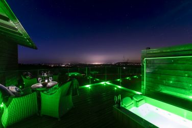 Dark skies and stunning stars from the decking