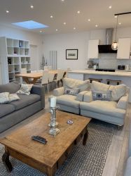 Comfy sitting and tv area