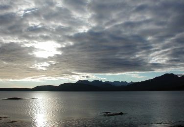 Skye sky, from the house