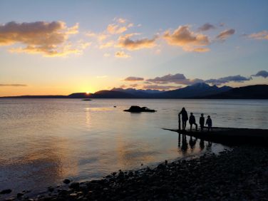 Spring sunset