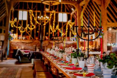 Dress the barn up to match the occasion