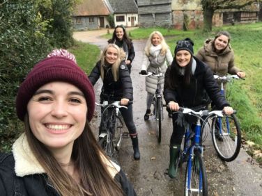 There are 23 adult road bikes inc in hire with planned routes around country lanes - and a fun quiz