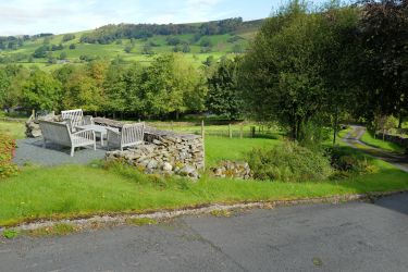 The driveway is longer than most.