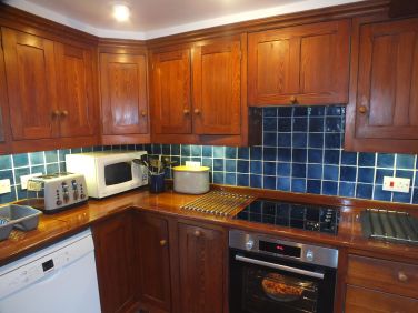 Laloma's kitchen had a new hob and oven fitted in 2022 and is well equipped.