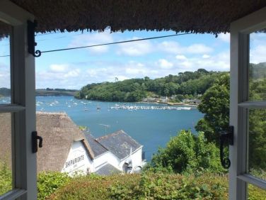 The view from Laloma's bathroom window