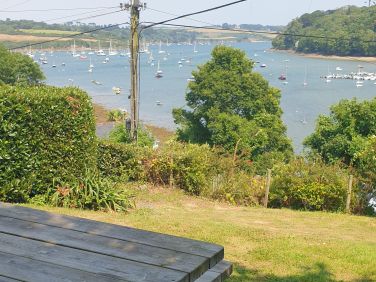 Laloma's top lawn has beautiful views and is perfect for picnics and stargazing.
