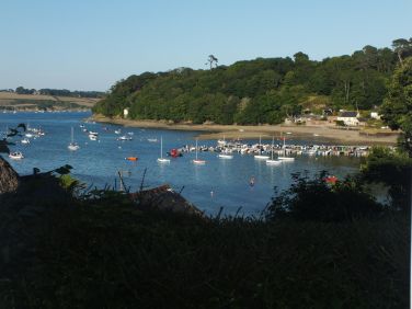 The views from Laloma over the Helford River are stunning whatever the time of year you visit.