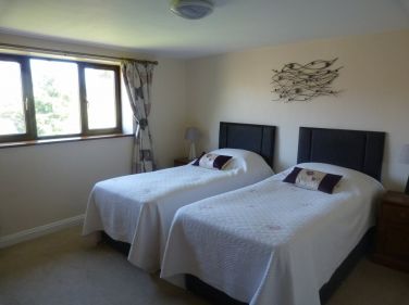 One of the twin rooms - all rooms are en-suite