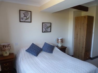 A typical double room - views over lakes and open countryside