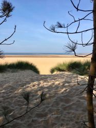 Holkham beach, 20 minutes from the cottage.
