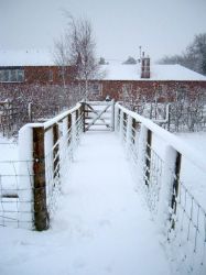 Entrance over the small bridge