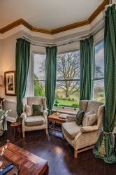 Bright lounge with Sash windows Pencraig Court Ross-on-Wye Herefordshire