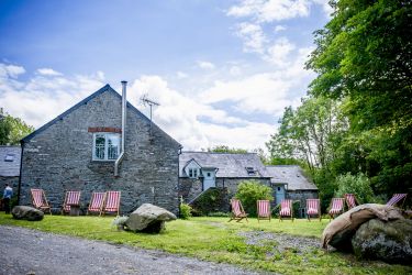 The Dairy Cottage set in rural coastal countryside location three miles from Aberporth Beach