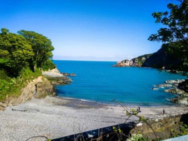 Newberry beach at Combe Martin (dog friendly all year)