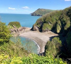 Broadsands beach just 10 minutes drive