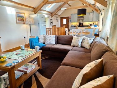 Light and airy open plan living space